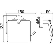 Держатель для туалетной бумаги Timo Saona 13042/18, цвет чёрное золото - фото 6