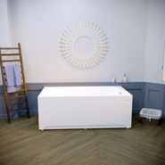 Ванна акриловая Радомир Прованс 170x80 см (в комплекте каркас и сифон), Размер - мм: 1700х800 - фото 2