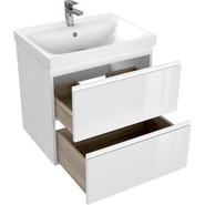 Тумба подвесная с раковиной Cersanit Moduo 60 см 64140, белый - фото 5