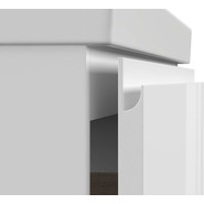 Тумба подвесная с раковиной Cersanit Moduo 80 см 64141, белый - фото 3