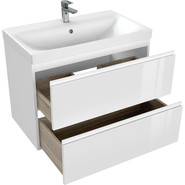 Тумба подвесная с раковиной Cersanit Moduo 80 см 64141, белый - фото 5