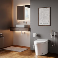 Унитаз приставной безободковый импульсный Iddis Pulse PULIDSEi26 с крышкой микролифт - фото 4