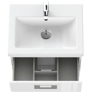 Тумба подвесная с раковиной Cersanit Lara 60 см 64133, 2 ящика, белый - фото 3