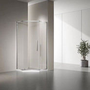 Душевое ограждение Veconi Rovigo 90x90 см RV35-90-01-C7, хром/прозрачное - фото 2