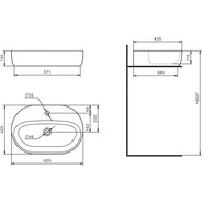 Раковина-чаша Santek Одри Round 62 см 1.WH50.1.710 - фото 6