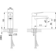 Смеситель для раковины Azario Castelo AZ-VJC168274C - фото 2