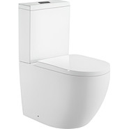 Унитаз-компакт CeramaLux Rimless K2176-1 с крышкой микролифт, Цвет производителя: белый - фото 