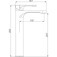 Смеситель для раковины высокий Azario Viano AZ-158345526, белый, Цвет производителя: белый - фото 2