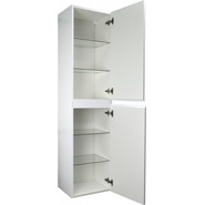 Пенал подвесной Azario Мила 40 см CS00080413, универсальный, белый матовый - фото 2