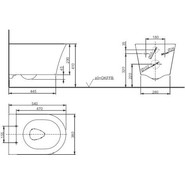 Унитаз подвесной безободковый Toto GP CW553Y+TC524EU с крышкой микролифт - фото 4