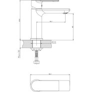 Смеситель для раковины с лейкой для биде Haiba HB12505 - фото 2