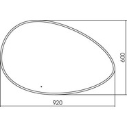 Зеркало Azario Omega 92 см LED-00002556 - фото 4
