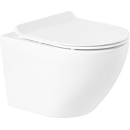 Инсталляция с подвесным безободковым унитазом BelBagno Sfera-R BB046CHR/BB2111SC/BB002-80/BB014-SR-BIANCO (кнопка смыва Sfera, белый) - фото 4