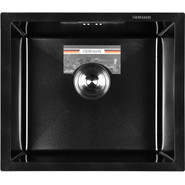 Кухонная мойка Gerhans K35043B 1 мм, PVD графит, Цвет производителя: графит - фото 2