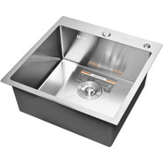 Кухонная мойка Gerhans K35050 1 мм, нержавеющая сталь, Цвет производителя: нержавеющая сталь - фото 