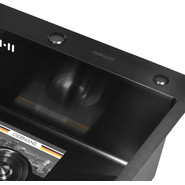 Кухонная мойка Gerhans K36050B 1 мм, PVD графит - фото 4