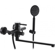 Смеситель для ванны Mixxus Sus CR0407 с душевым гарнитуром, черный - фото 