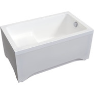 Ванна акриловая сидячая Радомир Джоанна 120x70 см (в комплекте каркас), Размер - мм: 1200х700 - фото 3