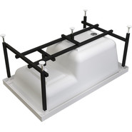 Ванна акриловая сидячая Радомир Джоанна 120x70 см (в комплекте каркас), Размер - мм: 1200х700 - фото 4