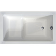 Ванна акриловая сидячая Радомир Джоанна 120x70 см (в комплекте каркас), Размер - мм: 1200х700 - фото 