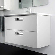 Тумба подвесная с раковиной Roca Gap 70 см ZRU9302733, белый - фото 2