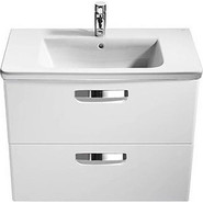 Тумба подвесная с раковиной Roca Gap 70 см ZRU9302733, белый - фото 6