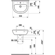 Полупьедестал Laufen Pro 8.1995.1.000.000.1 - фото 3