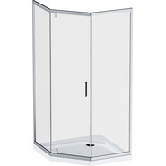Душевое ограждение Am.Pm Gem 90x90 см W90G-405-090MT, хром/прозрачное - фото 