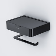 Держатель для туалетной бумаги AM.PM Inspire 2.0 A50A341522, цвет чёрный - фото 5