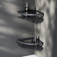 Полка угловая AM.Pm Sense A7454222, цвет чёрный - фото 2