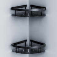 Полка угловая AM.Pm Sense A7454222, цвет чёрный - фото 5