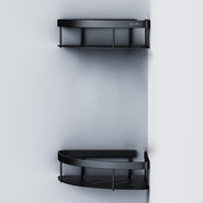 Полка угловая AM.Pm Sense A7454222, цвет чёрный - фото 4