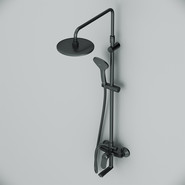 Душевая стойка Am.Pm Sunny F0785C922, черный, Цвет производителя: чёрный - фото 5