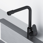 Смеситель для кухни Am.Pm Like F8005722, черный матовый, Цвет производителя: чёрный матовый - фото 5