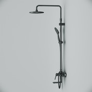 Душевая стойка Am.Pm Sunny F0785C922, черный, Цвет производителя: чёрный - фото 6