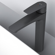 Смеситель для раковины высокий Am.Pm Gem F90A92022, черный, Цвет производителя: чёрный - фото 5