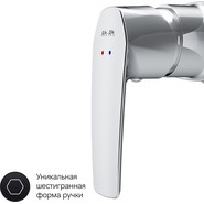 Смеситель для душа Am.Pm Gem F90A20000, Цвет производителя: хром - фото 6