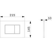 ​Кнопка смыва Am.Pm ProC S I070251, хром глянцевый - фото 4