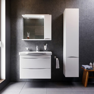 Зеркало-шкаф Am.Pm Like 80 см R M80MPR0801WG, белый глянец - фото 3