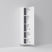 Пенал подвесной Am.Pm Gem 30 см R M90CHR0306WG, белый глянцевый - фото 5