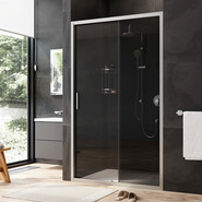 Дверь душевая Am.Pm Gem Solo 120х195 см W90G-120-1-195MG, хром/тонированное - фото 2
