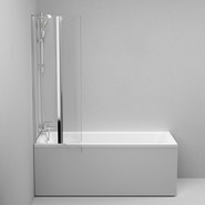 Шторка для ванны Am.Pm Gem 80х140 см W90BS-D3W5-140CT, хром/прозрачное - фото 5