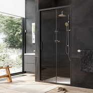 Дверь душевая Am.Pm Gem Solo 100х195 см W90G-100-1-195BT, черный/прозрачное, - фото 2