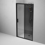 Дверь душевая Am.Pm Gem Solo 110х195 см W90G-110-1-195BG, черный/тонированное - фото 5