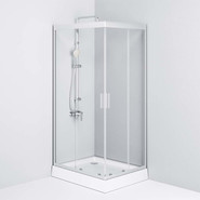 Душевое ограждение Am.Pm Gem Twin Slide 120x80 см W90G-404-120280-MT, хром/прозрачное - фото 5
