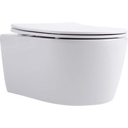 Унитаз подвесной безободковый Aquatek Европа AQ1106-00 с крышкой микролифт - фото 