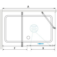 Душевое ограждение RGW TO-48B 160x90 см 41074869-14, чёрный/прозрачное - фото 2