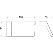 Держатель для туалетной бумаги Timo Torne 43042/17, цвет золото матовое - фото 2
