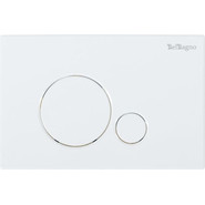 Инсталляция для унитаза BelBagno BB001-120/BB014-SR-BIANCO (кнопка Sfera, цвет белый) - фото 6