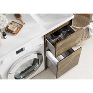 Тумба напольная с раковиной-столешницей Акватон Лондри 105 см 1A2670K1LHDR0 (раковина справа) дуб рустикальный - фото 5